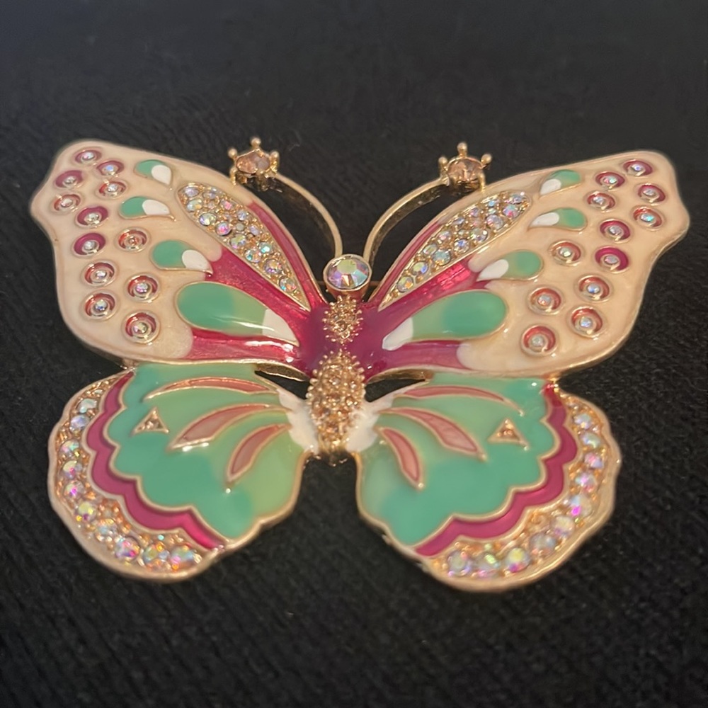 Vintage Butterfly Brooch Pin by Kenneth J. Lane
